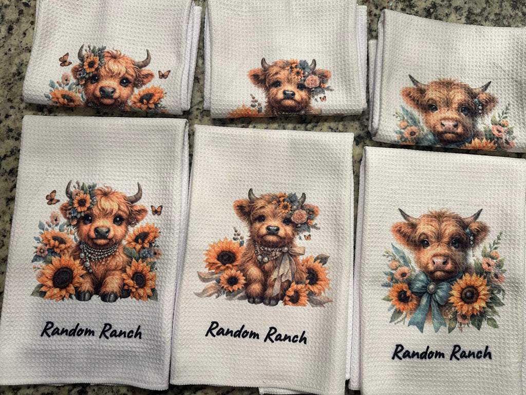 Customizable Sublimated Kitchen Towels