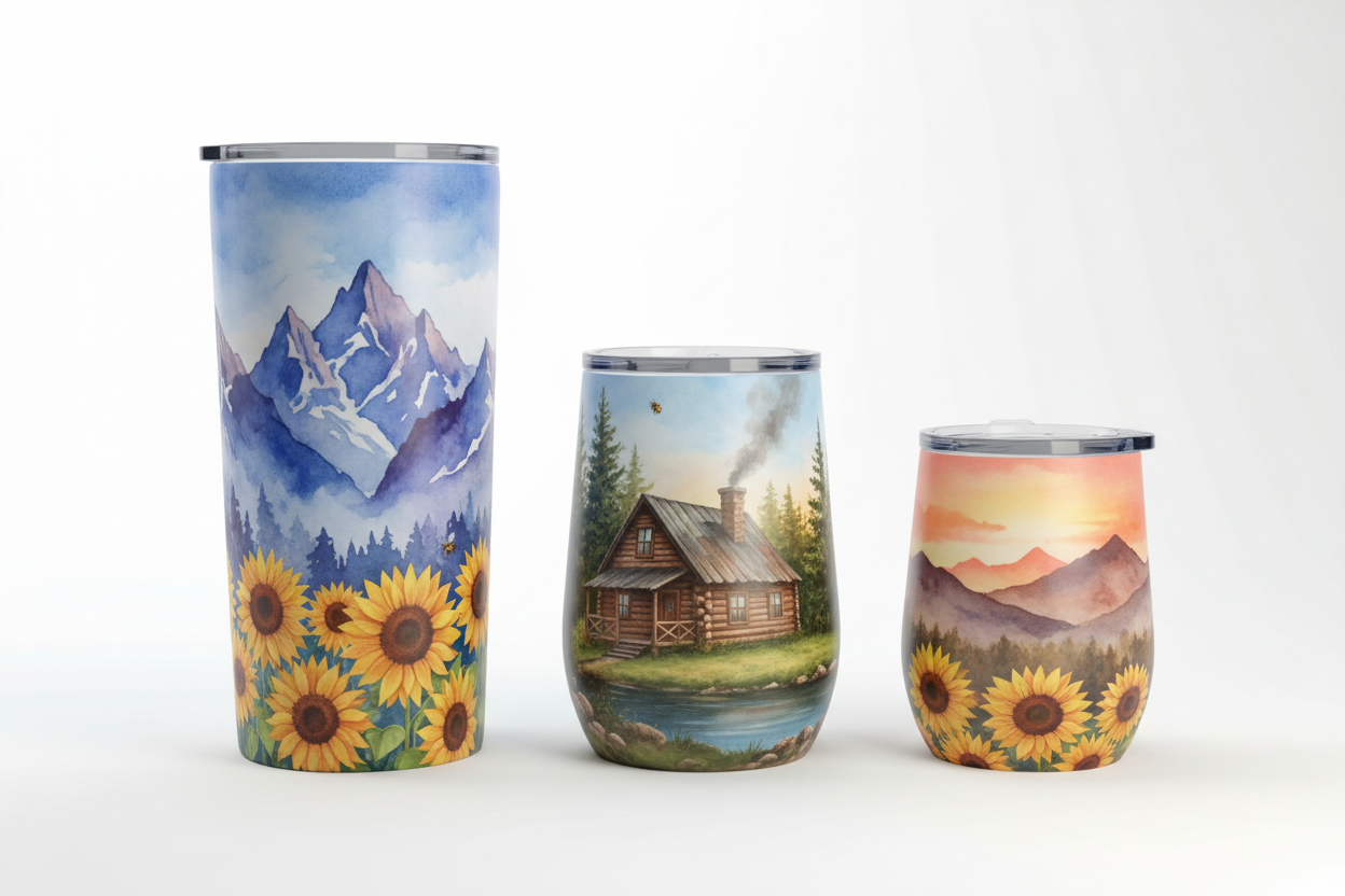 Nature Themed Tumblers