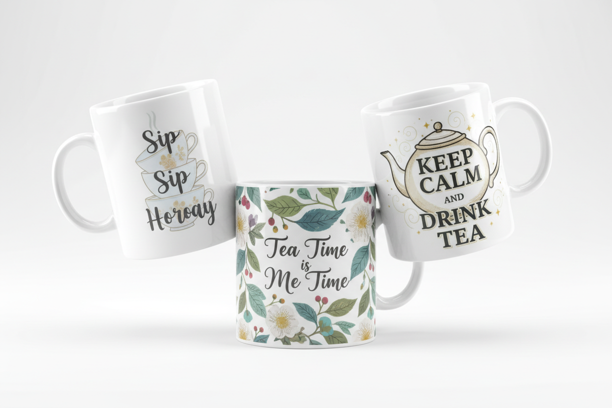 Tea Themed Mugs